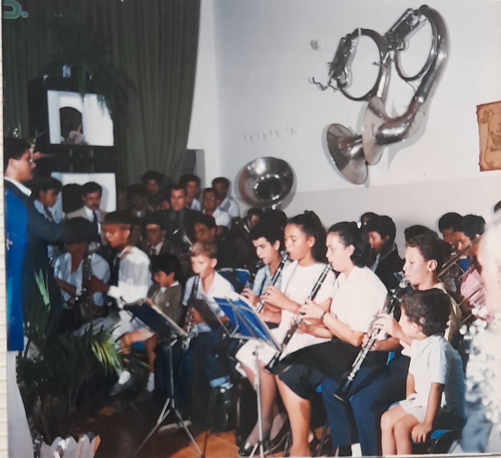 Banda Sinfônica na Igrejinha Azul - 1989