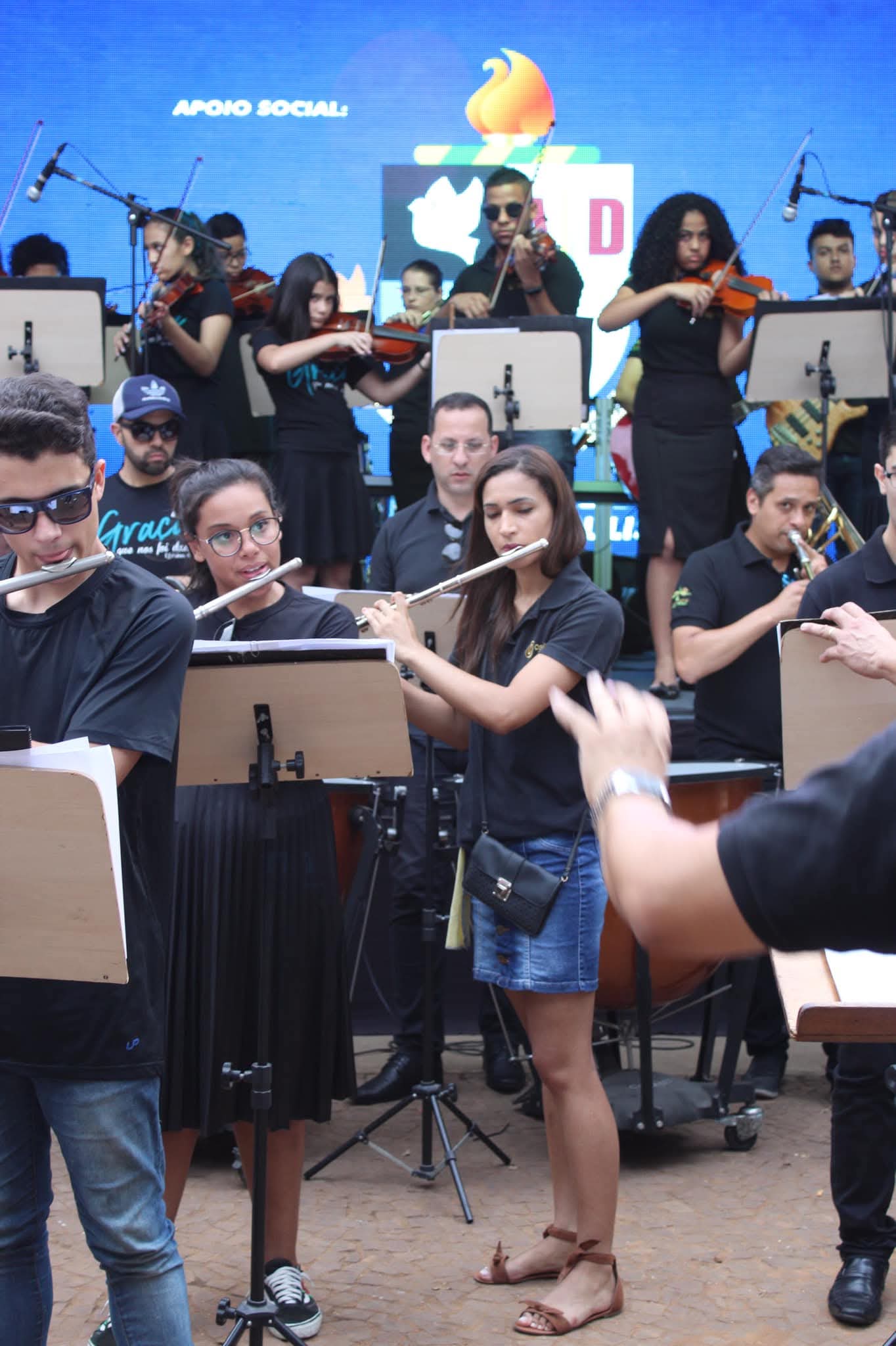 Apoio Social e Música - Evento do departamento de COMUDAG, 2019