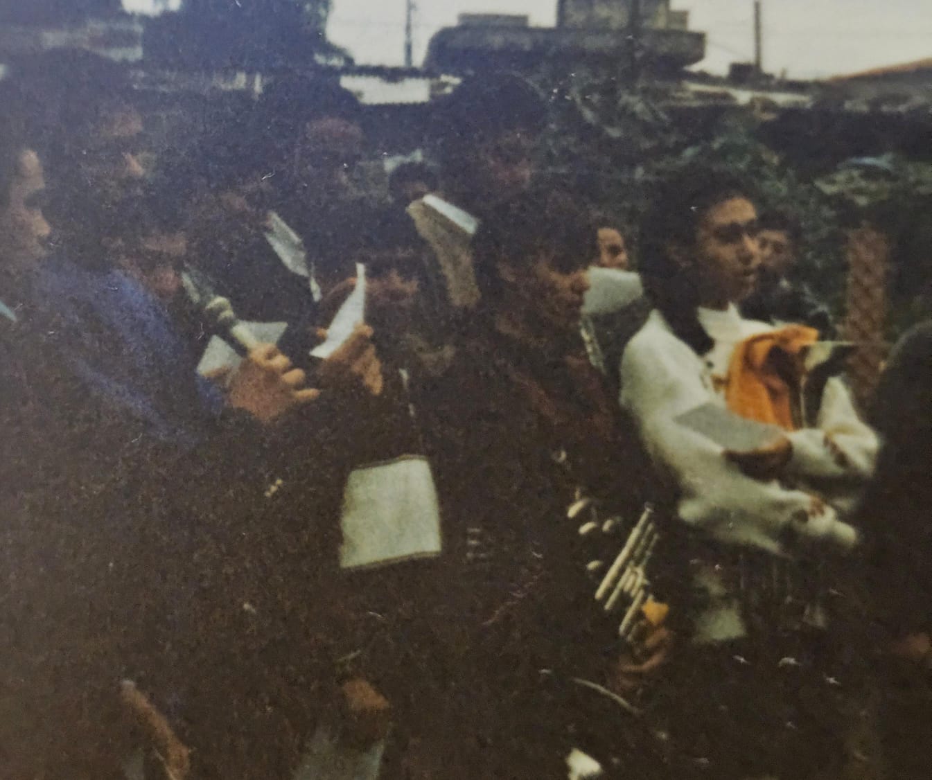 Oração no Terreno - Grupo Reunido