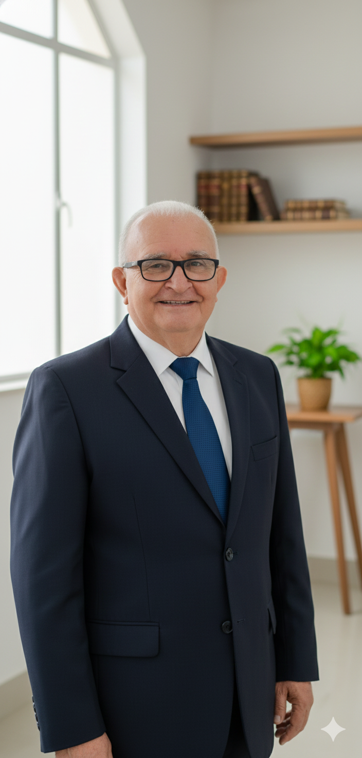 Pastor Pr. Adenor Francisco da Silva em momento ministerial, AD Jardim Helena