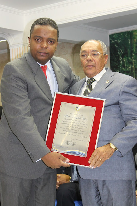 Pastor Pr. Braz Virgínio Dias em momento ministerial, AD Jardim Helena